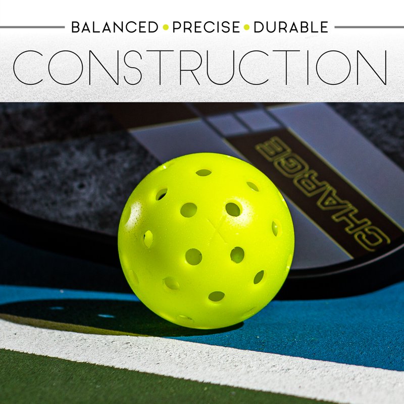 Franklin X-40 Pickleballs - 100 Pack, USAPA Approved, Optic Yellow