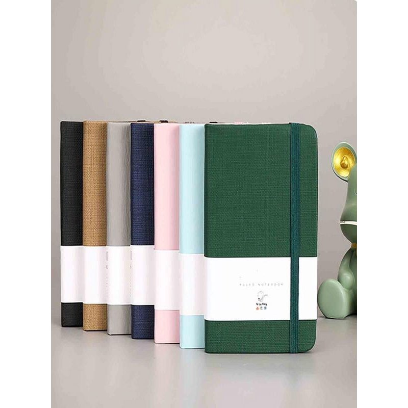 Pocket Notebook for Office and Study - Hard Cover, Thick Paper, Green