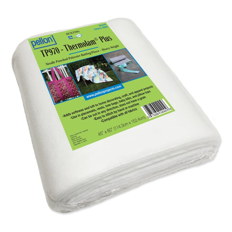 Polyester Fleece Fabric White 45 x 60 Inches Precut for Quilting & Crafts