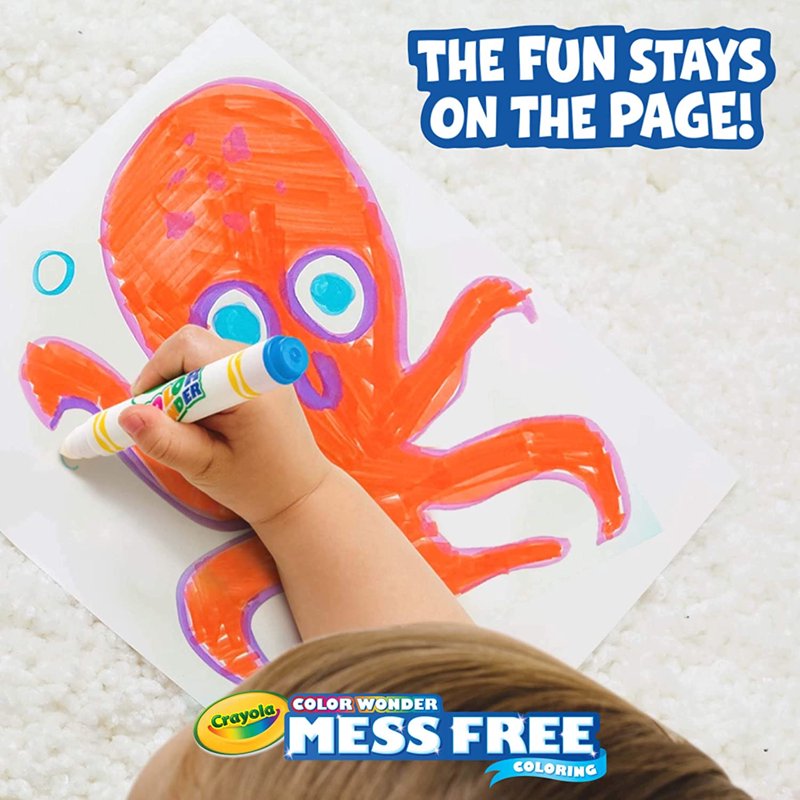 Crayola Color Wonder Blue's Clues Mess Free Coloring Book Set, 16 Pages