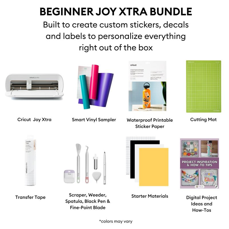 Cricut Joy Xtra Cutting Machine Bundle for Vinyl, Stickers & More