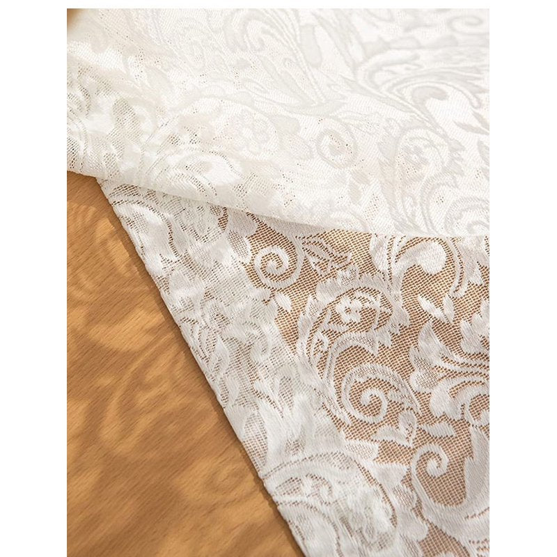 Sheer Window Curtain Panel - Light & Airy Privacy Cover for Bedroom & Living Room 78x55in