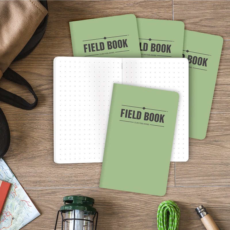 Pocket Field Notebook Pack - 3.5x5.5 Inch Dot Graph & Lined Memo Books