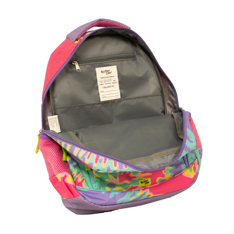 Kids Tie Dye Backpack Bundle with Lunch Box & Pencil Pouch - Adjustable & Water-Resistant