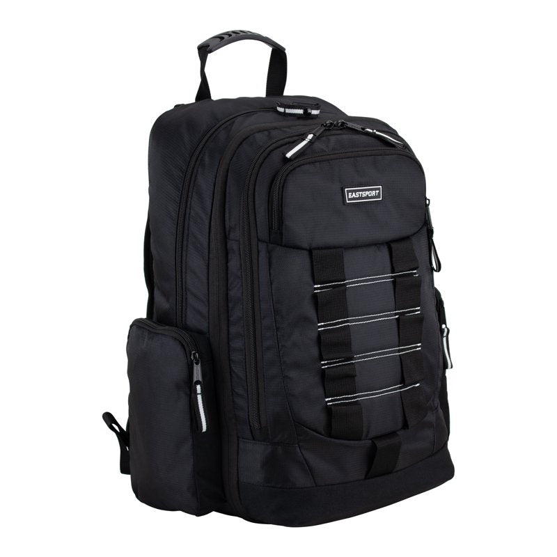 Expandable Recycled Backpack Unisex School & Travel Bag with Laptop Sleeve