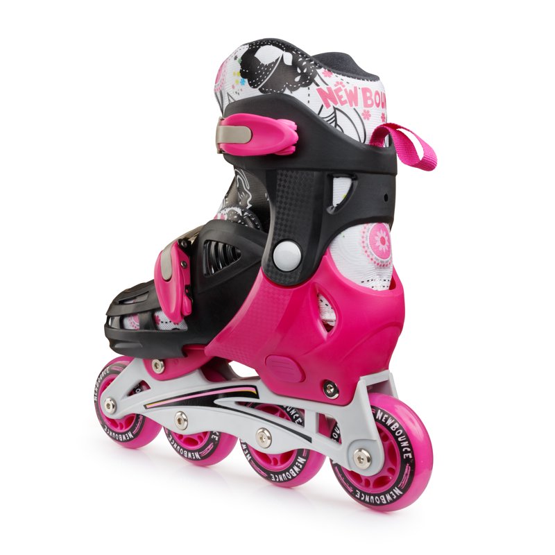 Adjustable Kids Inline Skates - Premium Roller Blades for Children, Pink