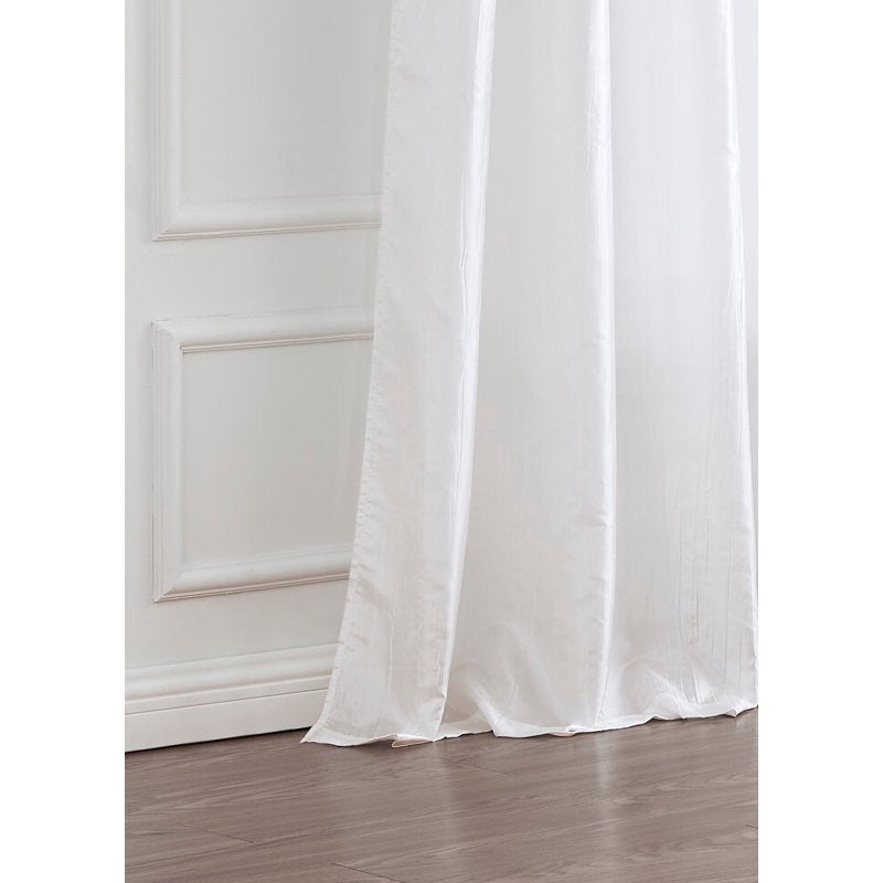 Light Filtering Curtain Panel with Grommets - Crushed Taffeta, 54x84 inches