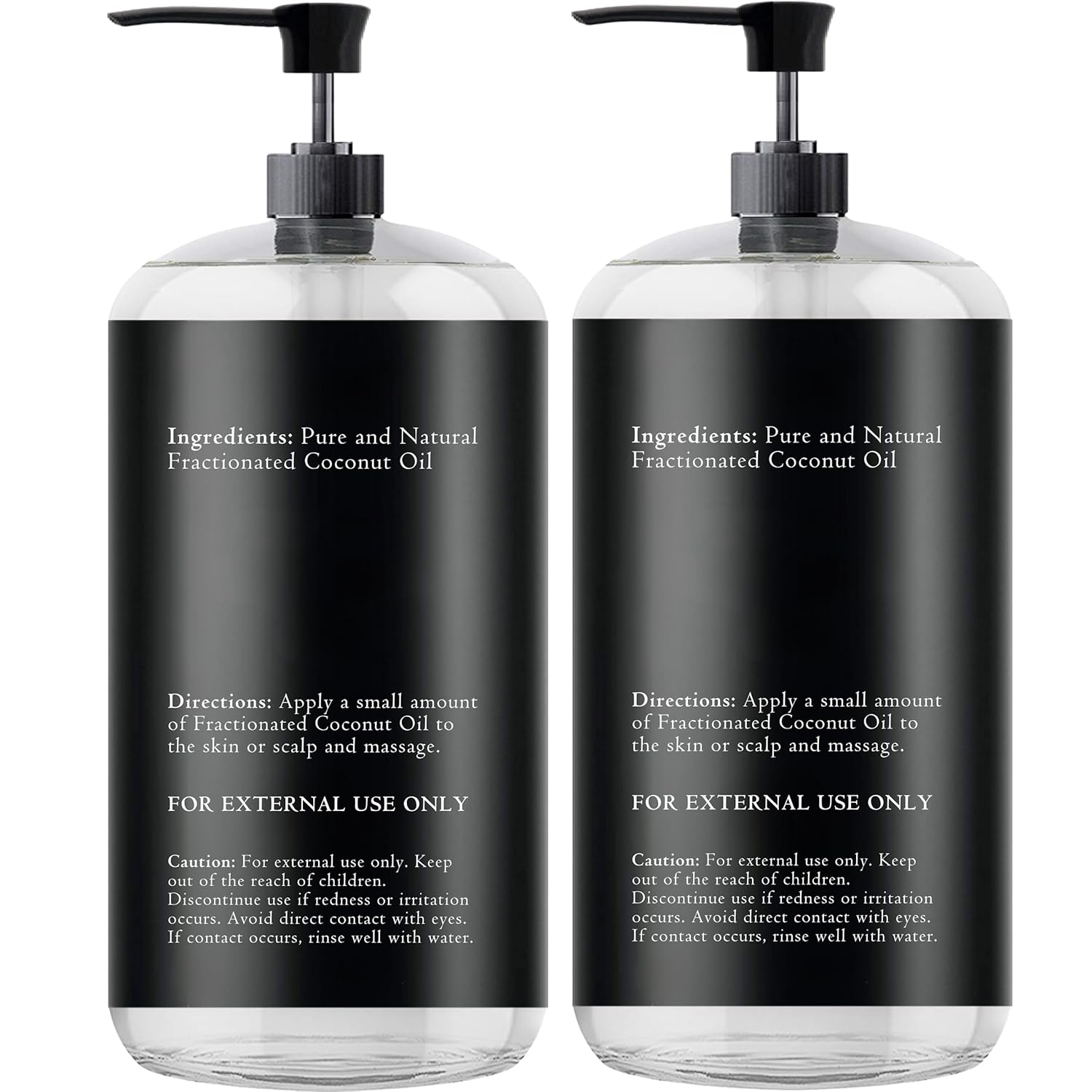 Essentially KateS Fractionated Coconut Oil - Body & Hair Carrier Oil, 16.9 Fl Oz (500ML), No Scent