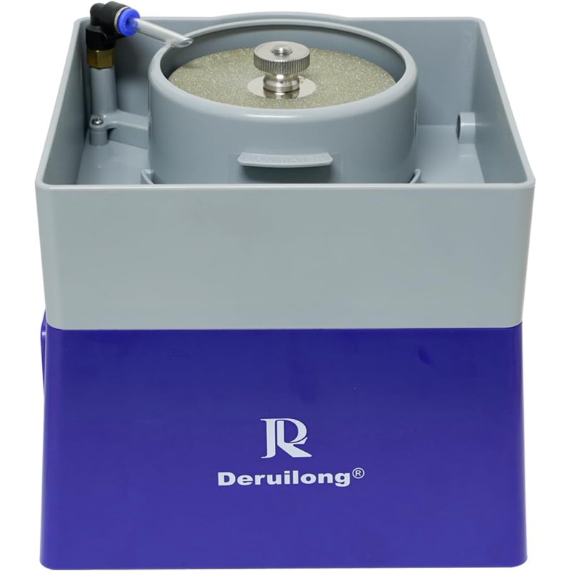 4-Inch Flat Rock Polishing and Grinding Machine with Accessories Kit