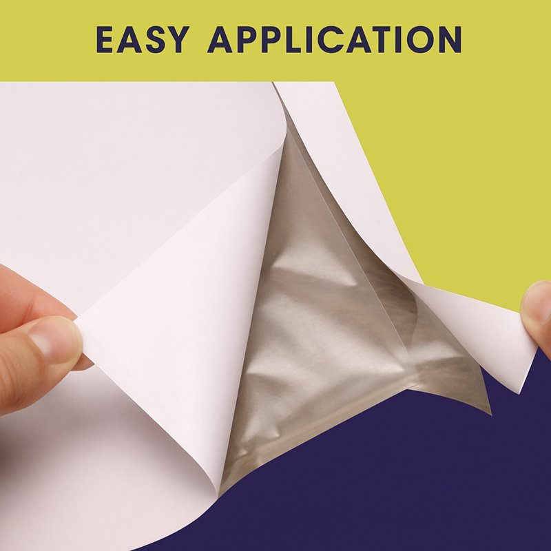 Self-Adhesive Poly Envelopes for Shipping & Packing, Clear, 6.5x10 Inches