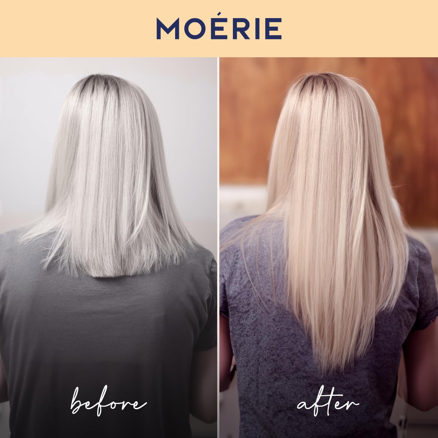 Moerie Shampoo and Conditioner Plus Hair Mask and Spray Mega Pack – The Ultimate Growth Care – For Longer, Thicker, Fuller Hair - Volumizing Products – Paraben & Silicone Free - 4 items