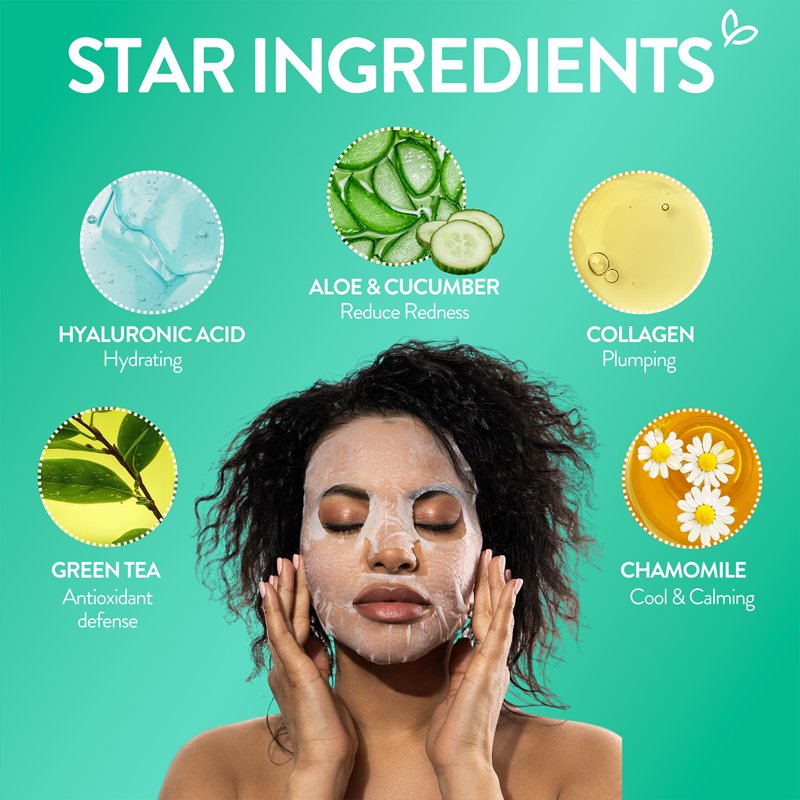 Vitamin E Calm and Restore 2-in-1 Skin Mask for Replenishing and Soothing