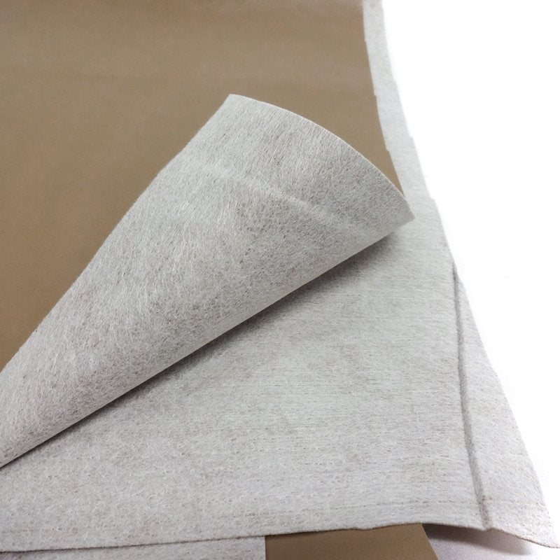 Faux Leather Upholstery Fabric - Pearl Taupe Solid Home Decor Material