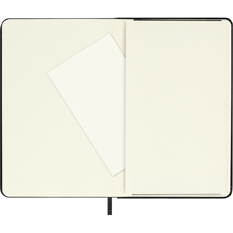 Pocket Notebook with Hard Cover - Ruled, 192 Pages, Black