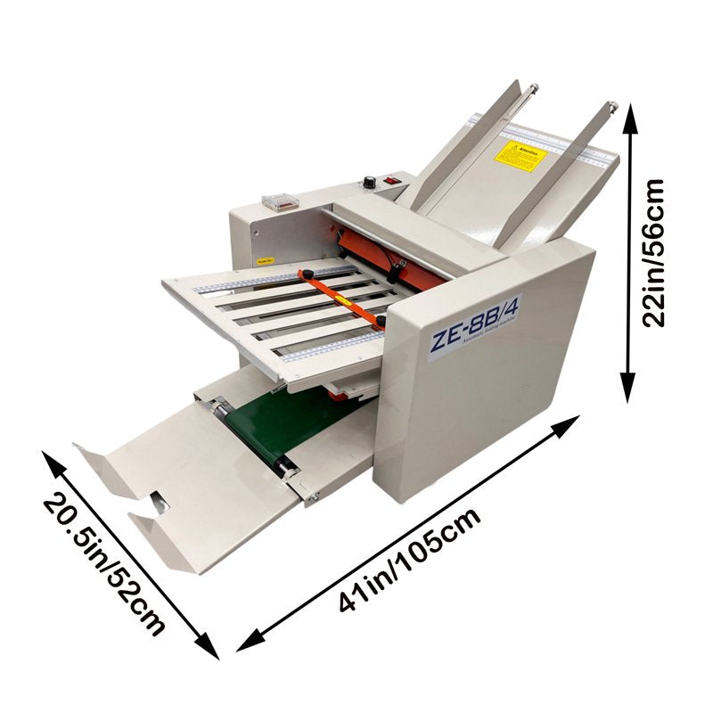 High Speed Automatic Paper Folding Machine 41x21 Inch for Documents and Manuals
