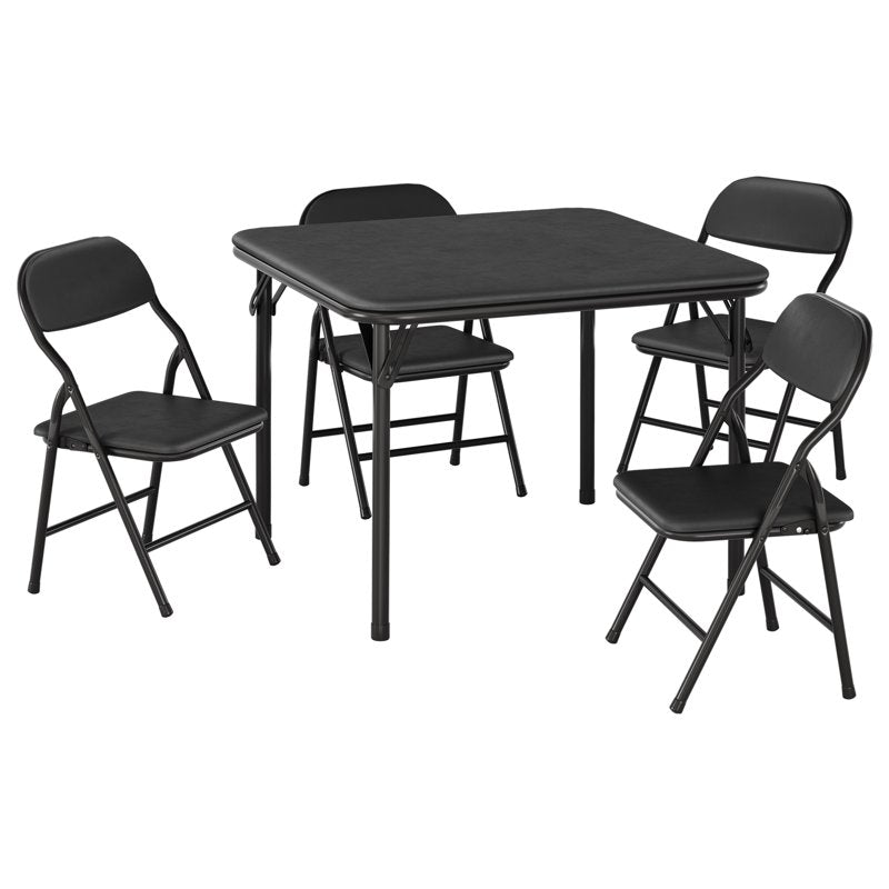 Kids Folding Table and Chairs Set - Child Activity Furniture for Play and Dining