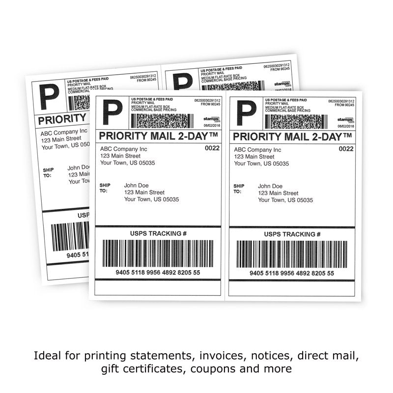 Perforated Copy & Multipurpose Office Paper 8.5 x 11, 20 lb, White, 1 Ream