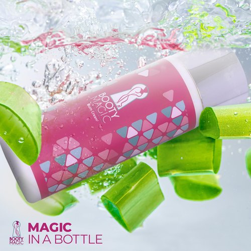 Booty Magic Butt Enhancement Cream - 6.8oz Butt Cream for Bigger Butt, Booty Cream Bigger Booty with Maca Root Extract, Pueraria Mirifica, Aloe Vera for Volume, Roundness and Softness