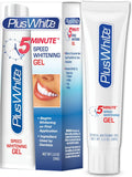 Plus White Speed Whitening Gel - 5 Minute Results - Professional at Home Teeth Whitening w/Dentist Approved Ingredient & Tooth Stain Remover (2 oz)