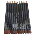 Nabi 12 Pieces, 12 Colors Lip Liner (Browns, 5.5)