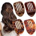 Simple Elegant Duckbill Hair Clip, Benglatt Hair Clip, Flat Hair Clips for Women, Effortless Style, All-Day Hold (4Pcs-C)