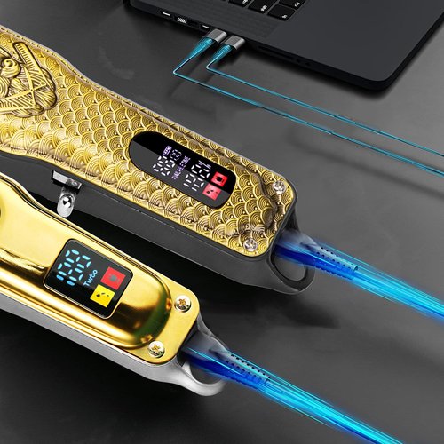ENSSU Professional Hair Clippers for Men, Cordless Barber Clippers and Trimmers Set, Men's Hair Clippers for Hair Cutting with LED Display, Men's Grooming Kit