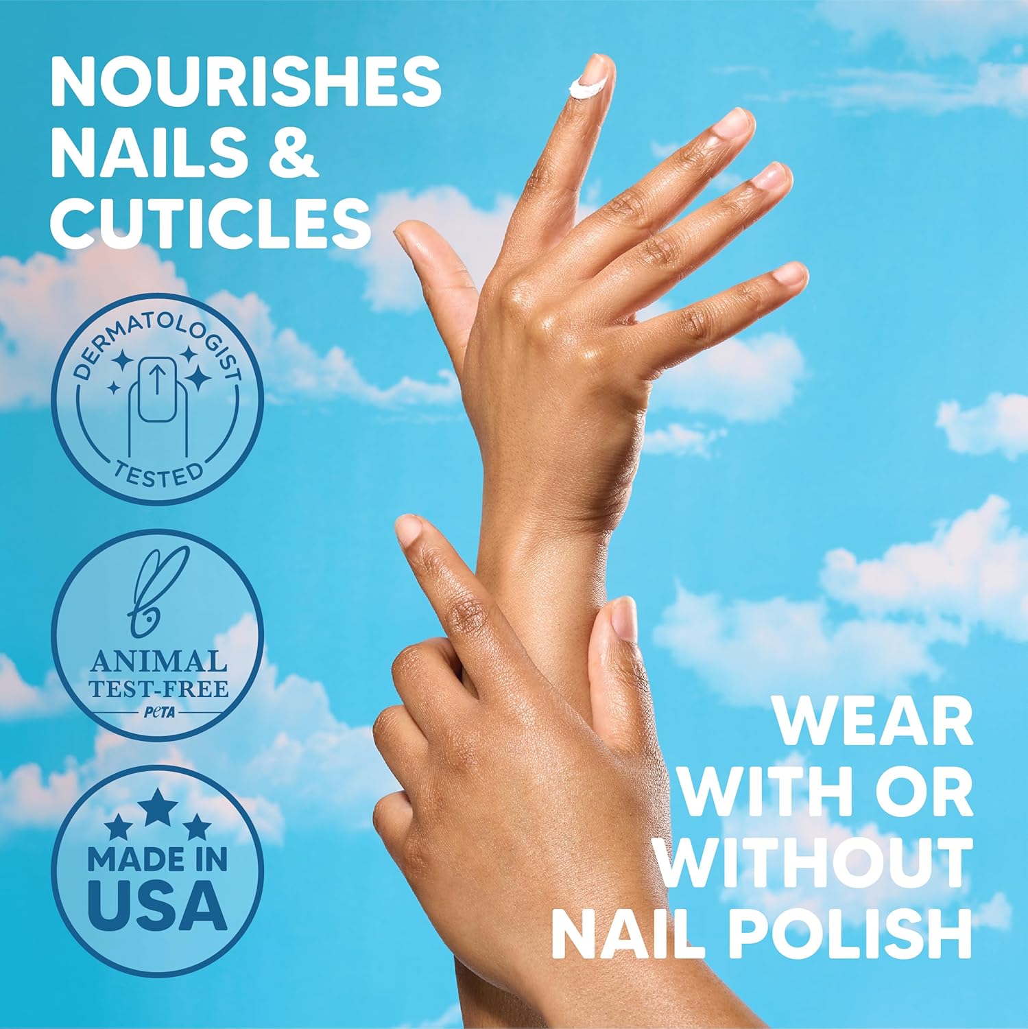 Onyx Professional Hard as Hoof S.O.S Nail Patches - Nail and Cuticle Strengthening Treatment Repair Patches, Nail Growth, Repair, 20 Count