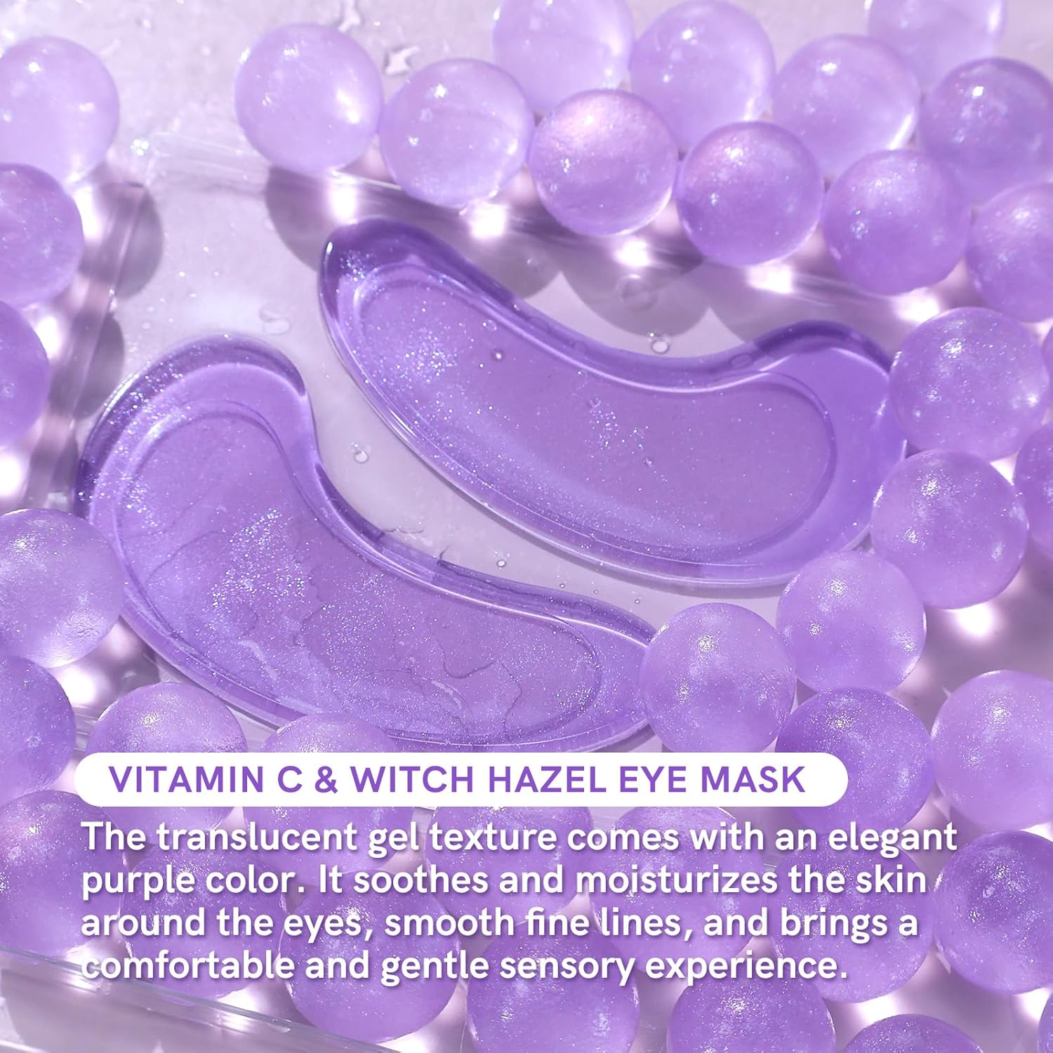 Under Eye Patches Gold and Hyaluronic Acid for puffy eyes,Rose Eye Masks for Dark Circles and Puffiness skin care Smooth Wrinkles products 30 Pairs