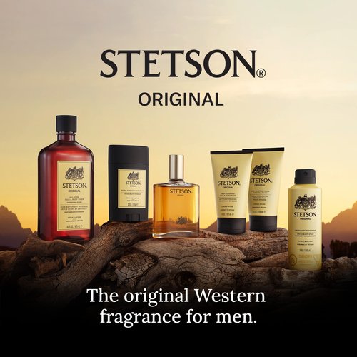 Stetson Personal Care Extra Strength Deodorant by Scent Beauty - Gel Men's Deodorant Stick for Grooming Kit - 3 oz - 3 Pack - Original