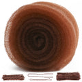YGQQOY Updo Hair Filler,Hair Padding,Hair Sponge for Updo, Hair Donuts for Updos,Volume Hair Bumps it Tool and Hairpins, Light Brown