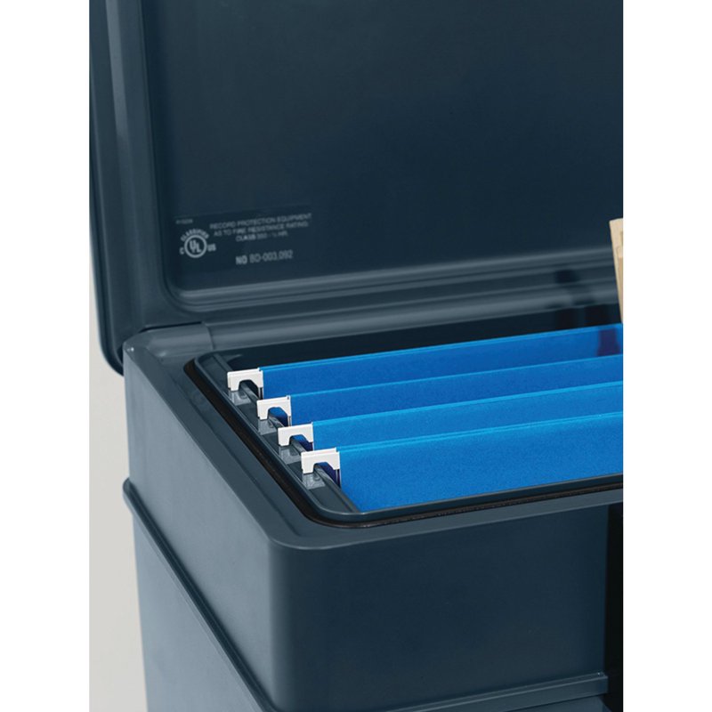 Water and Fireproof File Chest with Key Lock, 0.62 Cu Ft Safe for Documents and Electronics