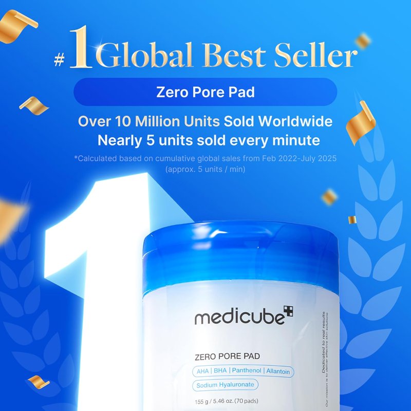 Pore Cleansing Pads for Skin Care - 70 Alpha and Beta Hydroxy Acid Toner Pads