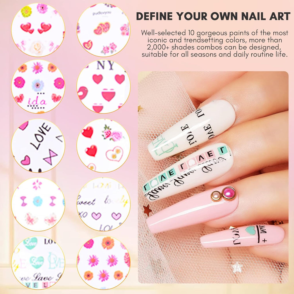 Makartt Nail Foil Glue Gel - Strong Adhesion Transfer Gel for Nail Art, 15ML