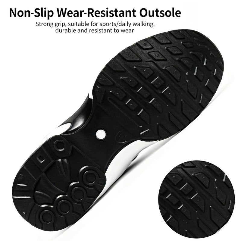 Men's Lightweight Breathable Athletic Sneakers with Arch Support - Gym & Running Shoes