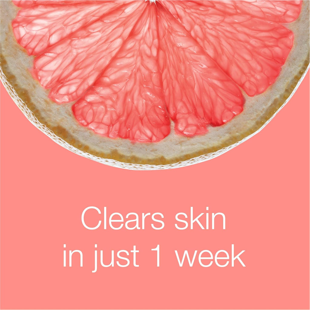 Neutrogena Oil-Free Salicylic Acid Pink Grapefruit Pore Cleansing Acne Wash and Facial Cleanser with Vitamin C, 9.1 fl. oz