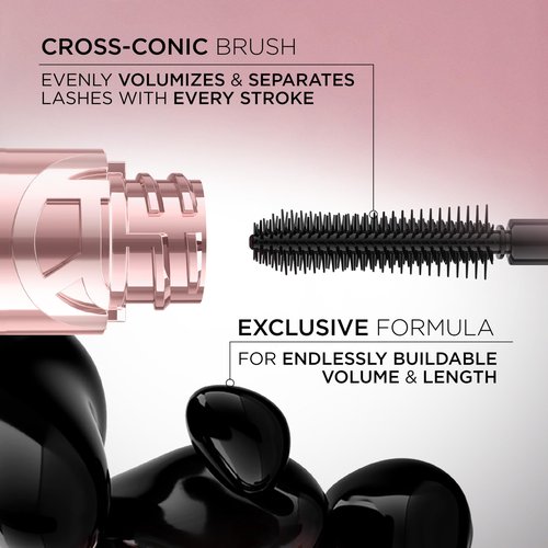 L’Oréal Paris Paradise Big Deal Mascara, Volumizing and Lengthening Mascara, Buildable, Clump Resistant, Washable Black Brown Mascara, 0.33 Fl Oz