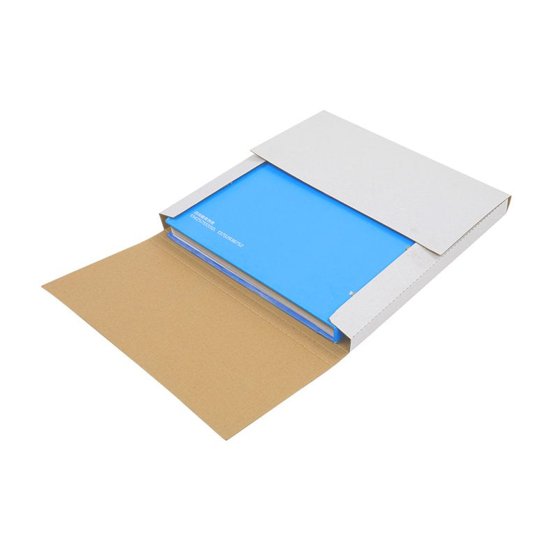 White Vinyl Record Mailer Boxes 25-Pack - Sturdy LP Shipping Envelopes