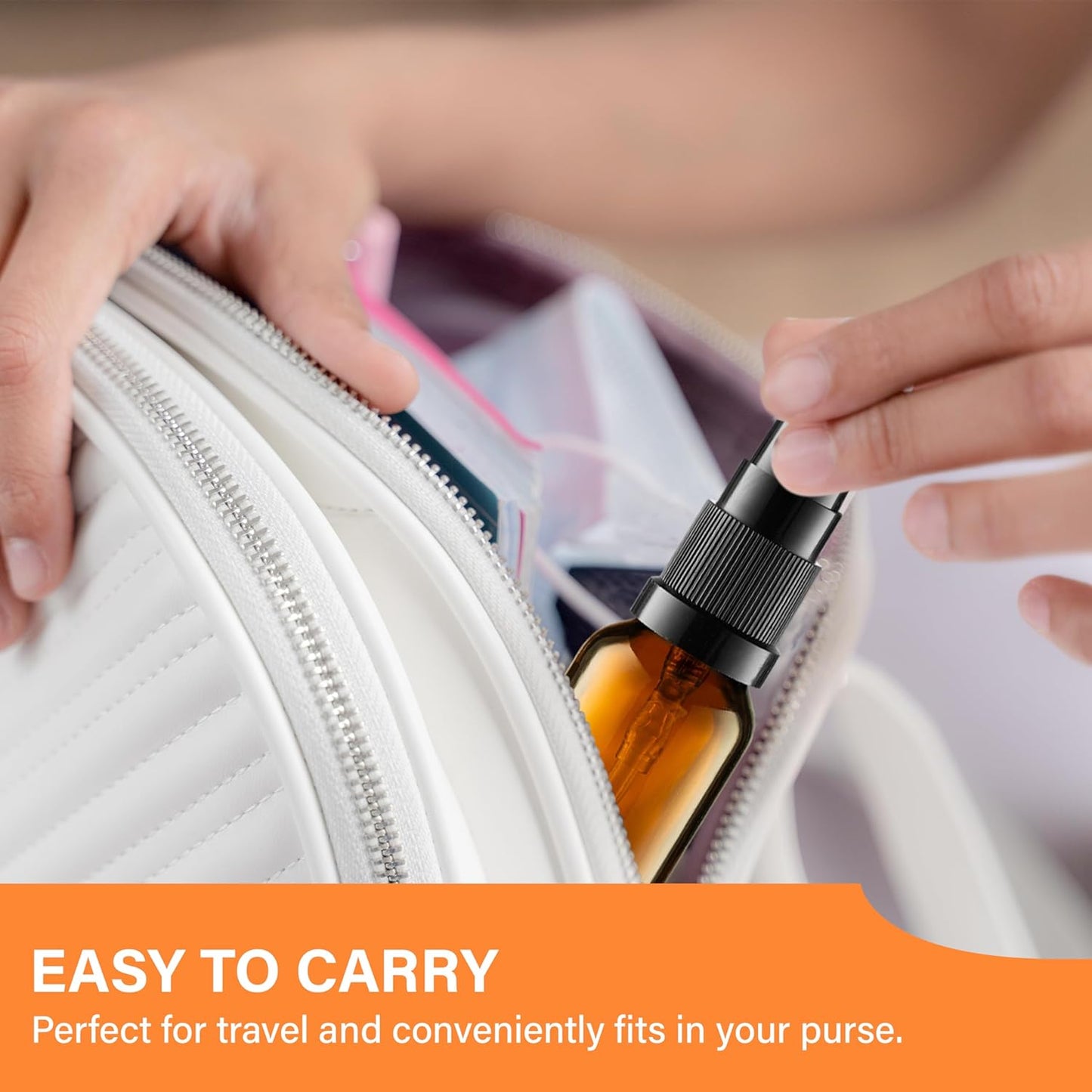 30ml Amber Glass Pump Bottles - 3 Pack Refillable Containers for Lotion & Essential Oils