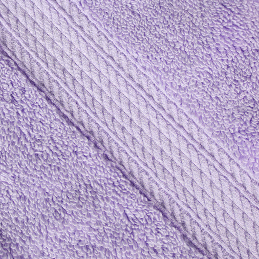 SUPERIOR Egyptian Cotton Pile 9 Piece Towel Set, Includes 3 Bath, 3 Hand, 3 Face Towels/Washcloths, Ultra Soft Luxury Towels, Thick Plush Essentials, Guest Bath, Spa, Hotel Bathroom, Purple