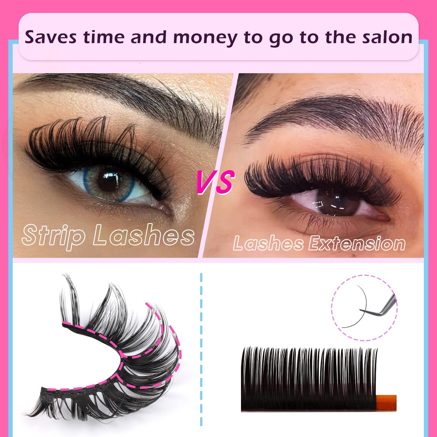 14 Pairs False Eyelashes Russian Strip Lashes Natural Look Fake Lashes Wispy Cat Eye Lashes 3D Curl Strip Eye Lashes by Focipeysa