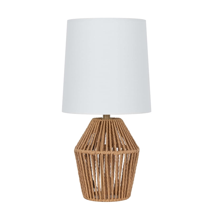 Mini Rope Table Lamp Set - Brown, 12.75 Inch, 4 Pack