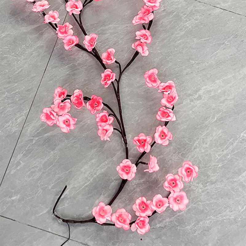 Cherry Blossom String Lights 1.6m 48 LEDs Romantic Indoor Decor with 8 Modes