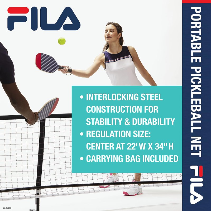 Regulation 22 ft x 3 ft Pickleball Net Set with Carry Bag