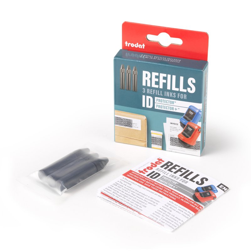 Refill Ink Pack for ID Protector & ID Protector+ - 3 Pack