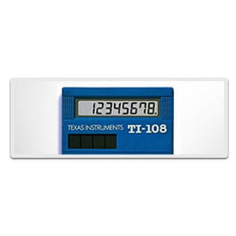 Basic 8-Digit LCD Calculator for Classroom Use - Solar & Battery Powered
