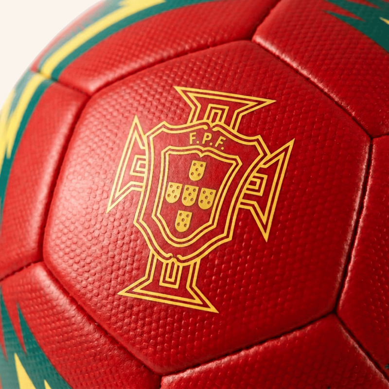 Portugal National Team Soccer Ball – Icon Sports, Size 2, Maroon/Gold/Green, Official Licensed, Variation 2