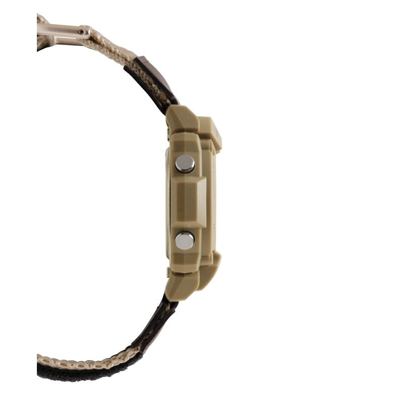 Men's Digital Watch with Cloth Band Waterproof LED Backlight