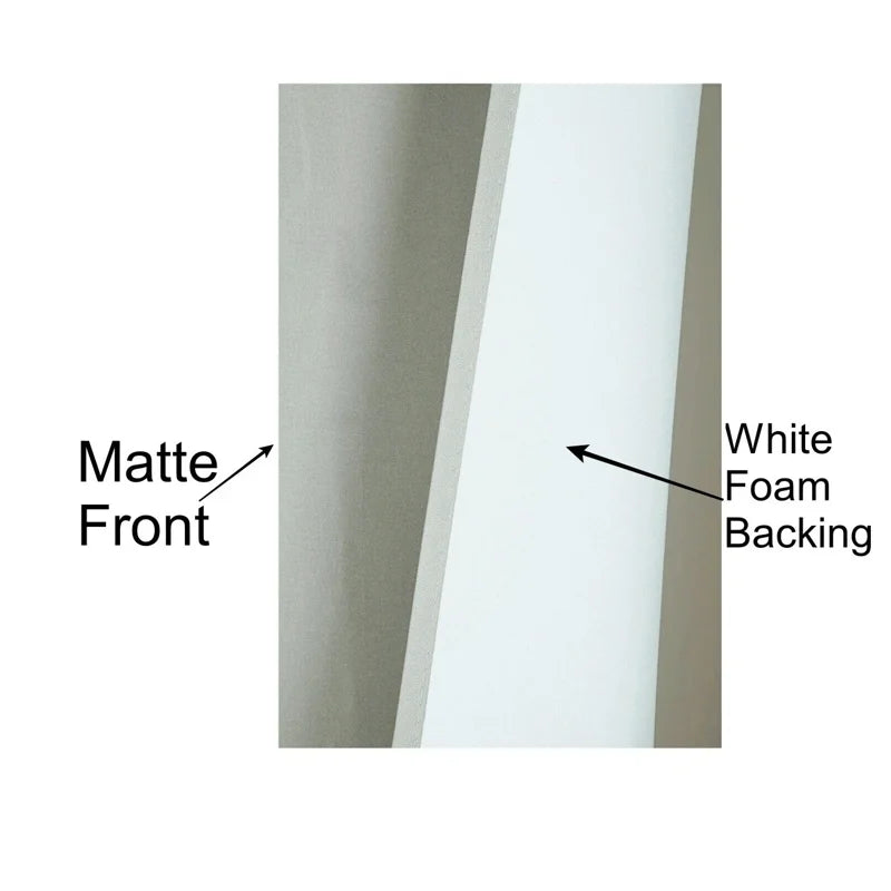 Blackout Window Curtain Panel - Light Control & Privacy, Microfiber, 37"x84"