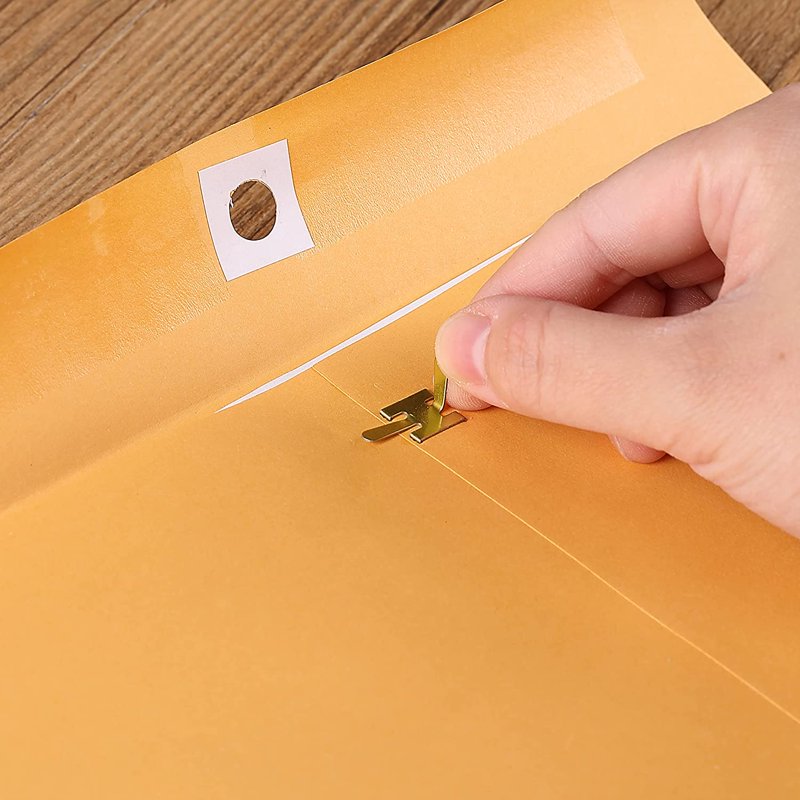 Brown Kraft Clasp Envelopes 9x12 Inches - Pack of 18 Document Mailers