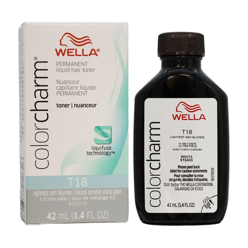 Permanent Hair Toner for Blonde Hair - Neutralizes Brass & Achieves Ash Blonde Shades